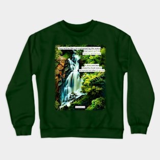 Trees planted by the water - Jeremiah 17:8 Crewneck Sweatshirt